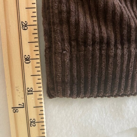 Lands End Corduroy Baggy Pants Womens Wide Leg Hamilton Baggie Y2k 2000s SZ14 - Picture 13 of 13